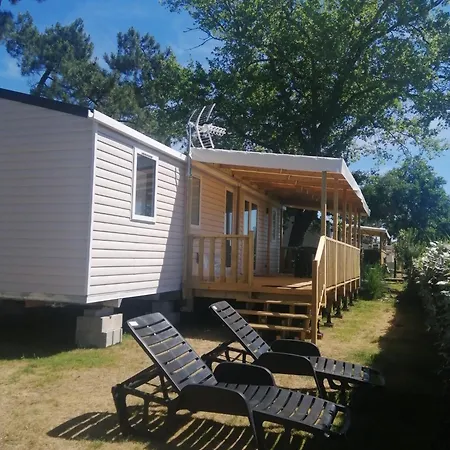 Mobil Home Bord D'Eau Camping 4 Etoiles Les Viviers Lège-Cap-Ferret Extérieur photo